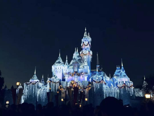 還未意識(shí)到疫情嚴(yán)重的時(shí)候去了迪士尼樂(lè)園。(圖片來(lái)源：作者提供)