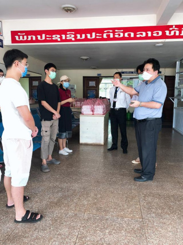 老撾中華總商會常務(wù)副會長吳興華。（老撾《中華時報》圖）