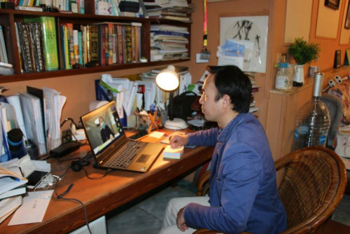 駐埃及使館分會(huì)場(chǎng)（圖片來(lái)源：中國(guó)駐埃及大使館網(wǎng)站）