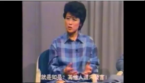 謝漢蘭。圖片來源：紀(jì)錄片《誰殺了陳果仁》