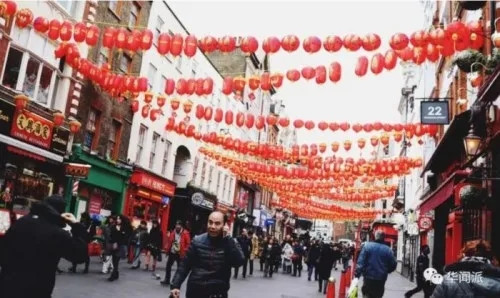 資料圖：封鎖前的倫敦中國城。(英國《華聞周刊》)