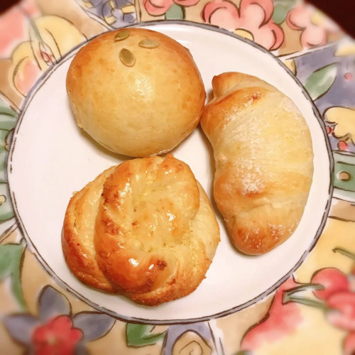 小雨做的面包。（受訪者供圖）