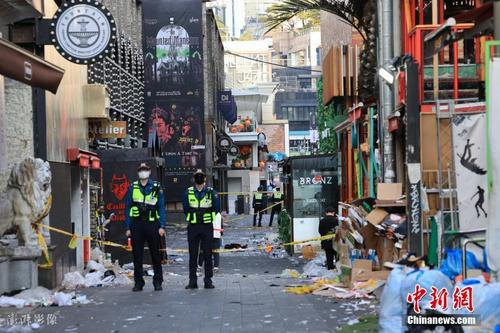 韓國成立踩踏事故調(diào)查本部 事故現(xiàn)場(chǎng)封鎖