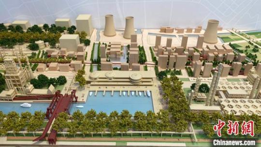 杭州大城北規(guī)劃模型?！″X晨菲 攝