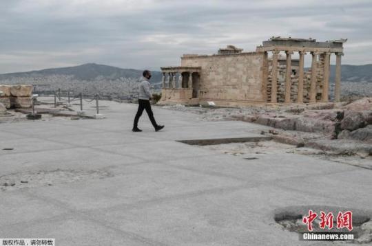 資料圖：疫情下的希臘。