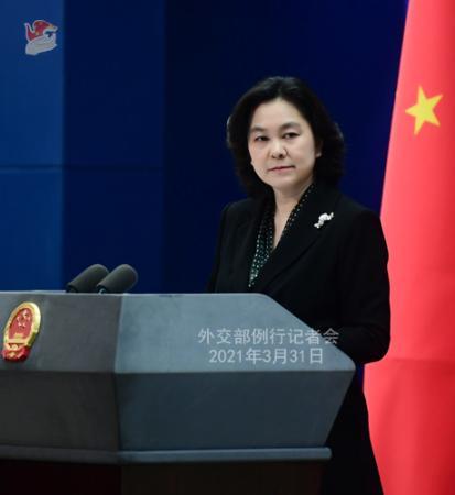 外交部發(fā)言人華春瑩。薛偉 攝