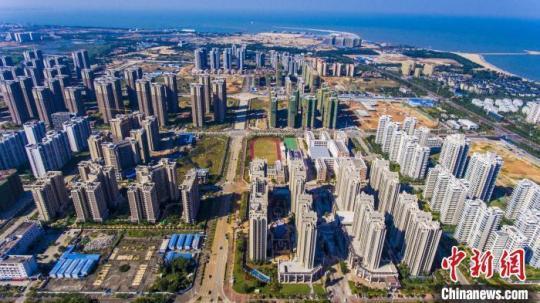  圖為航拍?？谖骱０缎鲁菂^(qū)。(資料圖) 駱云飛 攝