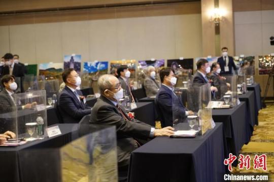 當(dāng)?shù)貢r(shí)間27日，“2021年中韓友好城市論壇”在韓國(guó)大邱舉行。　劉旭 攝