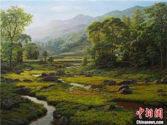 王海暉(中國(guó))的《清韻》獲紐約藝術(shù)學(xué)院獎(jiǎng)?！≈鬓k方供圖