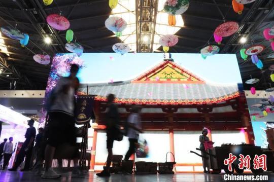 第十八屆中國國際動漫游戲博覽會(CCG EXPO 2023)“御影江畔”展區(qū)?！埡鄠?攝