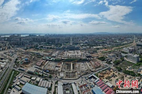 汕汕鐵路汕頭站新站房建設(shè)有序進行
