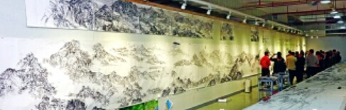 中國僑網(wǎng)創(chuàng)作中的《潮汕勝景圖》。(《南方日報》/王俊峰 方淦明 攝)