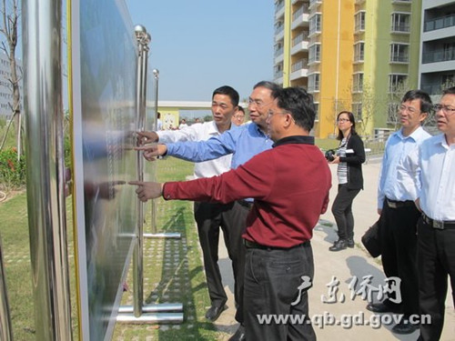 中國僑網(wǎng)視察潼湖華僑農(nóng)場危房改造集中統(tǒng)建項目