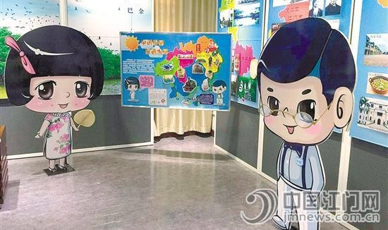 “華哥”與“僑妹”亮相展覽會(huì)。