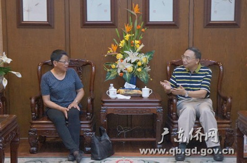 廣東省僑辦副主任、黨組副書記林琳與紐西蘭華聯(lián)總會前任會長楊惠芳女士座談交流