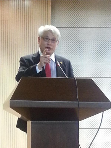 蔣豐先生在南京大學演講