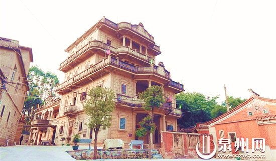 德鑨樓為中西合璧的洋樓。