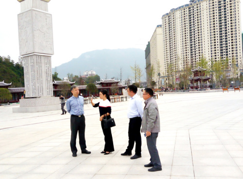 貴州省外事辦主任陳力赴印江縣考察書法文化藝術節(jié)籌備情況