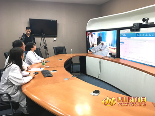 省人民醫(yī)院專家通過遠程平臺,為患者提供遠程診療服務(wù)