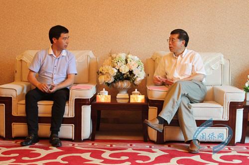 中國(guó)僑網(wǎng)會(huì)見(jiàn)現(xiàn)場(chǎng)