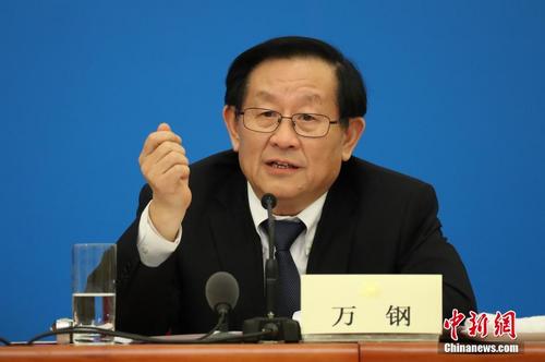 中國(guó)僑網(wǎng)資料圖:萬(wàn)鋼。 中新社記者 泱波 攝