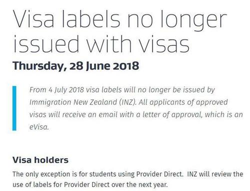 中國僑網新西蘭移民局網站截圖