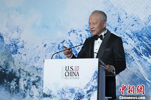 中國僑網資料圖:中國駐美大使崔天凱。中新社記者 廖攀 攝