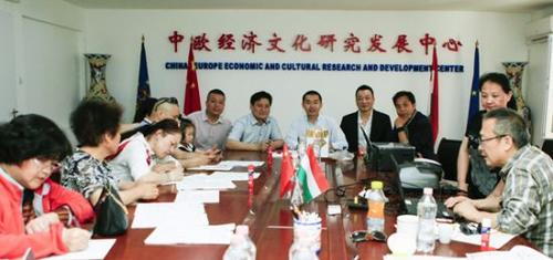 中國僑網 中國駐匈使館領事部在華商聚居地開展“異地”辦公現場。