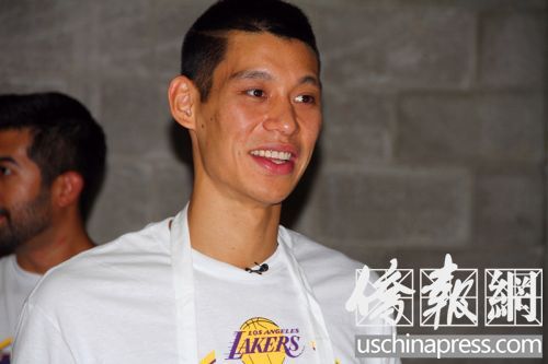 林書豪。(美國《僑報》/周慧一