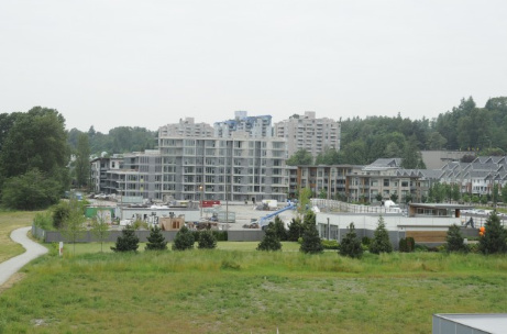 中國僑網(wǎng)“河區(qū)”已有部分樓盤完工并已入住大約200住戶。(加拿大《世界日?qǐng)?bào)》/劉煥宇 攝)