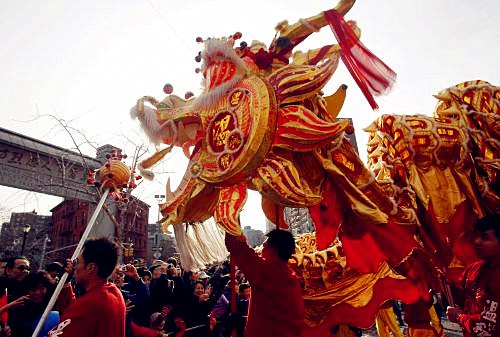 中國(guó)僑網(wǎng)過(guò)春節(jié)資料圖。