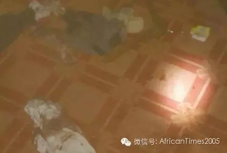 現(xiàn)場(chǎng)留下的血跡