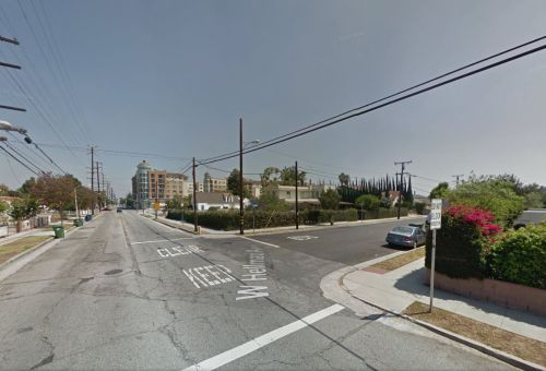 阿市車禍發(fā)生地附近街區(qū)。(谷歌地圖)