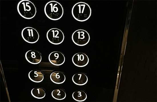 公寓電梯沒(méi)有4及14層按鈕(新聞網(wǎng)站Reddit圖片)