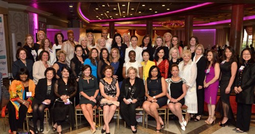 紐約皇后區(qū)商界女強(qiáng)人頒獎(jiǎng)典禮于當(dāng)?shù)貢r(shí)間7日舉行。(美國(guó)《世界日?qǐng)?bào)》/朱澤人