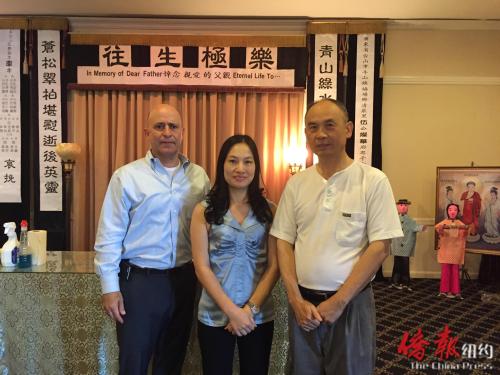 從左到右分別為艾爾波利,艾米和蕭亞群。(美國(guó)《僑報(bào)》/林菁