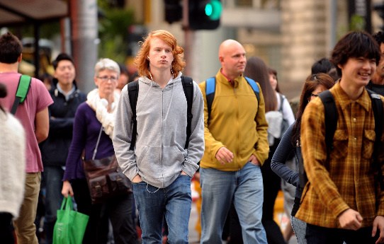 墨爾本街頭一景。(澳聯(lián)社圖片)