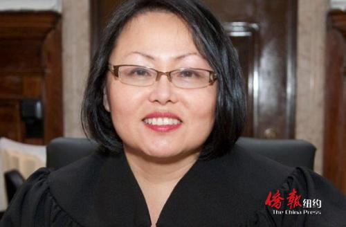 圖為華裔法官凌德麗。