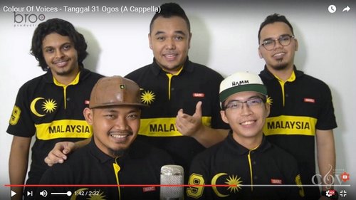 “音之彩”配合國(guó)慶錄制的愛國(guó)曲“Tanggal