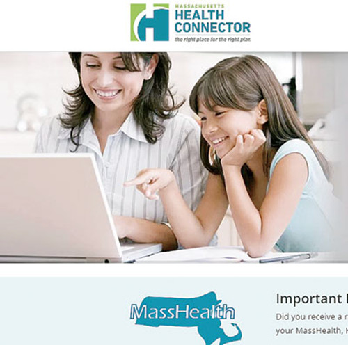 麻州健康通道網(wǎng)站截圖。(美國《星島日報》資料圖)