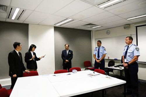 中國(guó)僑網(wǎng)悉尼中央警察局介紹情況。(澳洲新快網(wǎng))