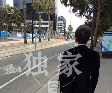 中國僑網(wǎng)遭遇持槍打劫的Shaun。(Shaun供圖)