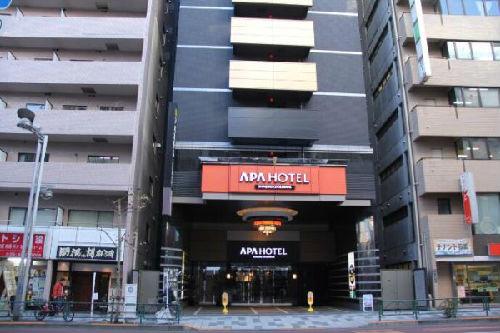 中國僑網(wǎng)APA酒店外景。(藍(lán)建中 攝)