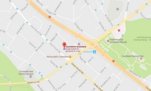 中國(guó)僑網(wǎng)華人J女士被搶的超市。(新西蘭天維網(wǎng)圖片)