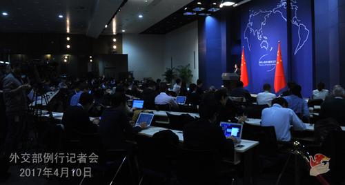 中國(guó)僑網(wǎng)外交部例行記者會(huì) (來(lái)源:外交部網(wǎng)站)