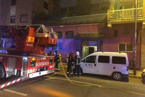 中國僑網(wǎng)圖為火災(zāi)現(xiàn)場。(西班牙歐浪網(wǎng))