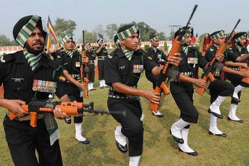 中國僑網(wǎng)資料圖:印度軍隊(duì)