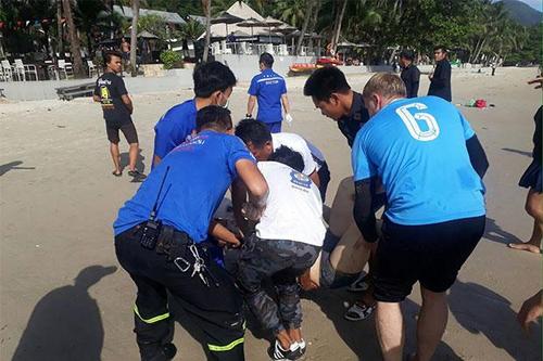 中國(guó)僑網(wǎng)無(wú)視紅旗警告 中國(guó)男子泰國(guó)象島溺亡