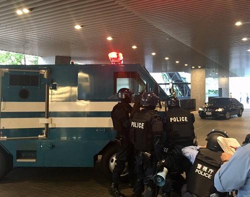 中國僑網(wǎng)演練現(xiàn)場。(《日本新華僑報》)