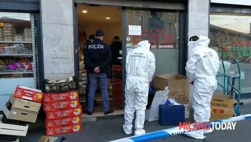 中國(guó)僑網(wǎng)事發(fā)店鋪 (圖片來源:意大利新華聯(lián)合時(shí)報(bào)微信公眾號(hào))